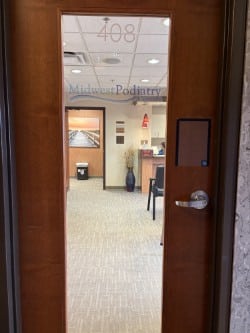 Front door Front door to podiatry office